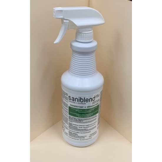 Safeblend Lemon Antibacterial Multi-Purpose Cleaner, Disinfectant, and Sanitizer
