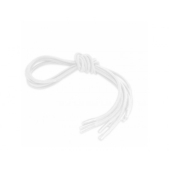 White elastic laces 